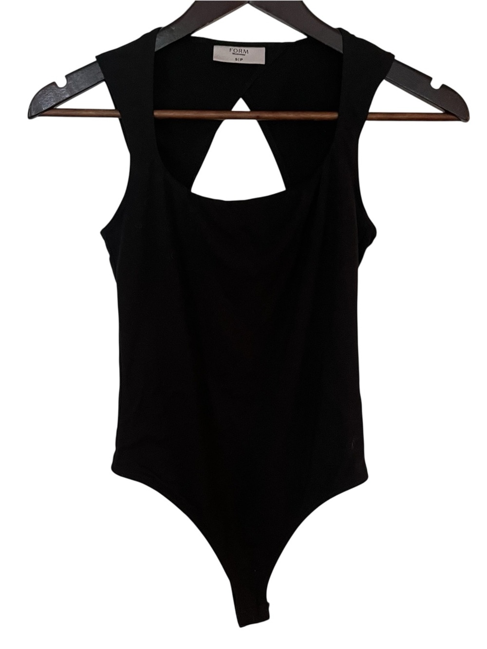 🐚🪼 2/15$ 🪼🐚 Black One-Piece Bodysuit with Cutout Back